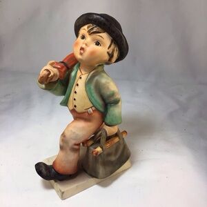 Hummel Ceramic Figurine with merry wanderer